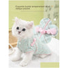 Cat Costumes Clothing Summer Thin Pet Kitten Cloth Doll Skirt Cheongsam Anti Shedding Vest Qinsiqi Drop Delivery Home Garden