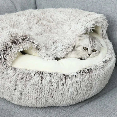 Pens Spring In Kennels 2 1 Cat Round Pet House Dog Bed Sleeping Bag Sofa Cushion Nest For Small Dogs Cats Kitten Dog House 231101