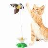 Electric Cat Teaser Toy Hummingbird Shape Interactive Cat Teaser Toy 360 Degrees Rotatable Funny Pet Supplies For Cat Trainings