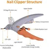 New Professional Pet Nail Clipper Scissors With LED Light Cat Dog Nail Clippers Tool Scissors Nail Toeclaw Cutter Scissors Pet Suppl