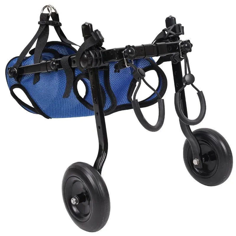 Adjustable Dog Wheelchair Hind Limb Hind Leg Disabled Pet Cat Dog Mobility Aid Trolley Legs Rehabilitation Light Pet Walk Tools