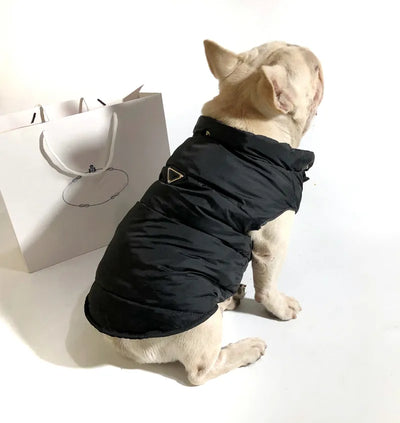 Designer Dog Clothes Cold Weather Dog Apparel Windproof Puppy Winter Jacket Waterproof Pet Coat Warm Pets Vest with Hats