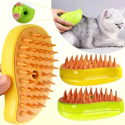 Steam Steamy Dog Brush 3 In 1 Electric Spray Cat Brushes For Massage Pet Grooming Comb Hair Removal Combs