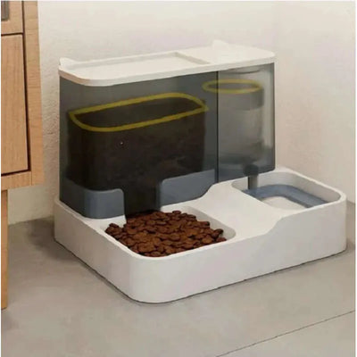 With Food Dog Automatic OUZEY Feeder Water Fountain Pet Items Large Capacity Raised Stand Dish Bowl For Cat Drinker