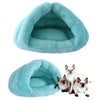 Plush dog cat sleeping bed cave soft cushion soft cushion cover warm pet supplies warm wool cat bed soft kitten nest dog house tent X241106